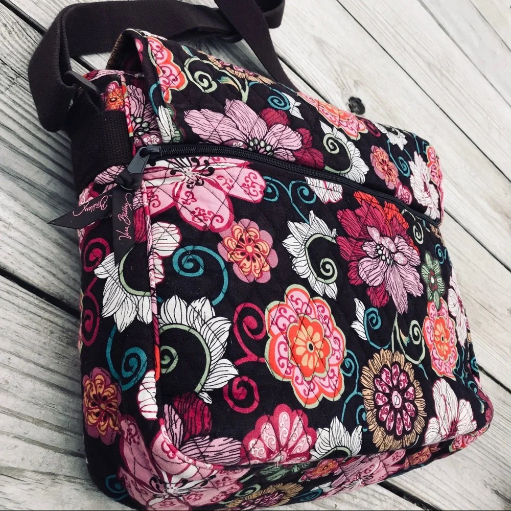 ✏️BACK2SCHOOL✏️ Laptop Messenger Mod Floral Pink